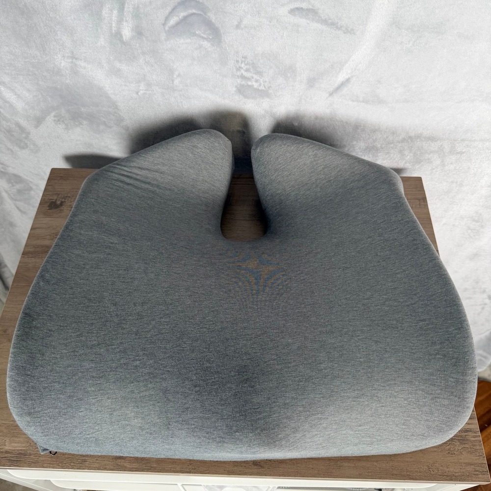 Cushion Lab Cloud Cradle Pressure Relief Ergonomic Seat Cushion Gray Office